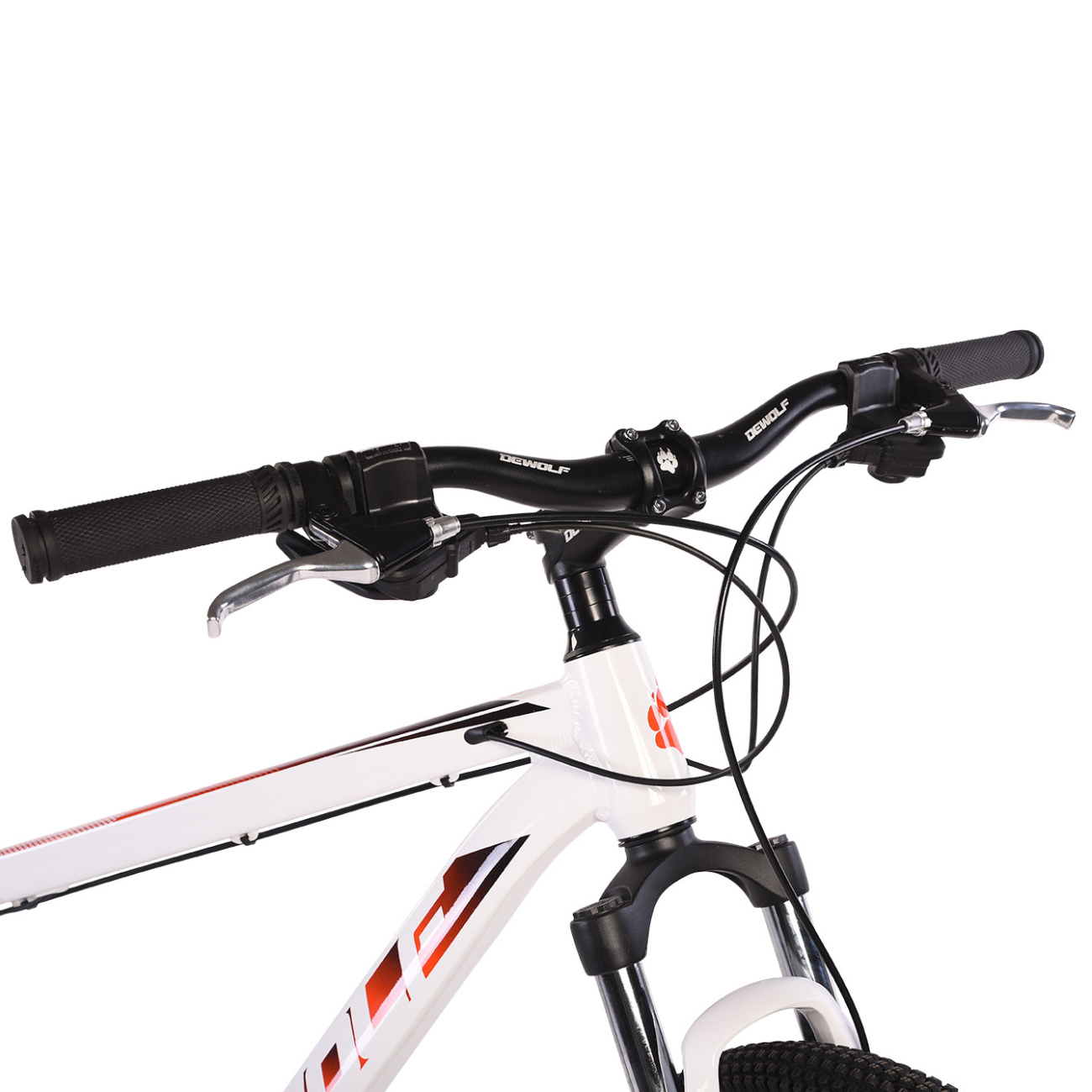 Велосипед Dewolf Ridly 20, 16, neon red/white/black
