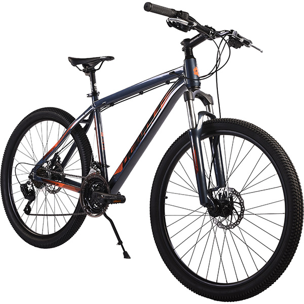 Велосипед Dewolf Ridly 30, 18, серый металлик/оранжевый/черный