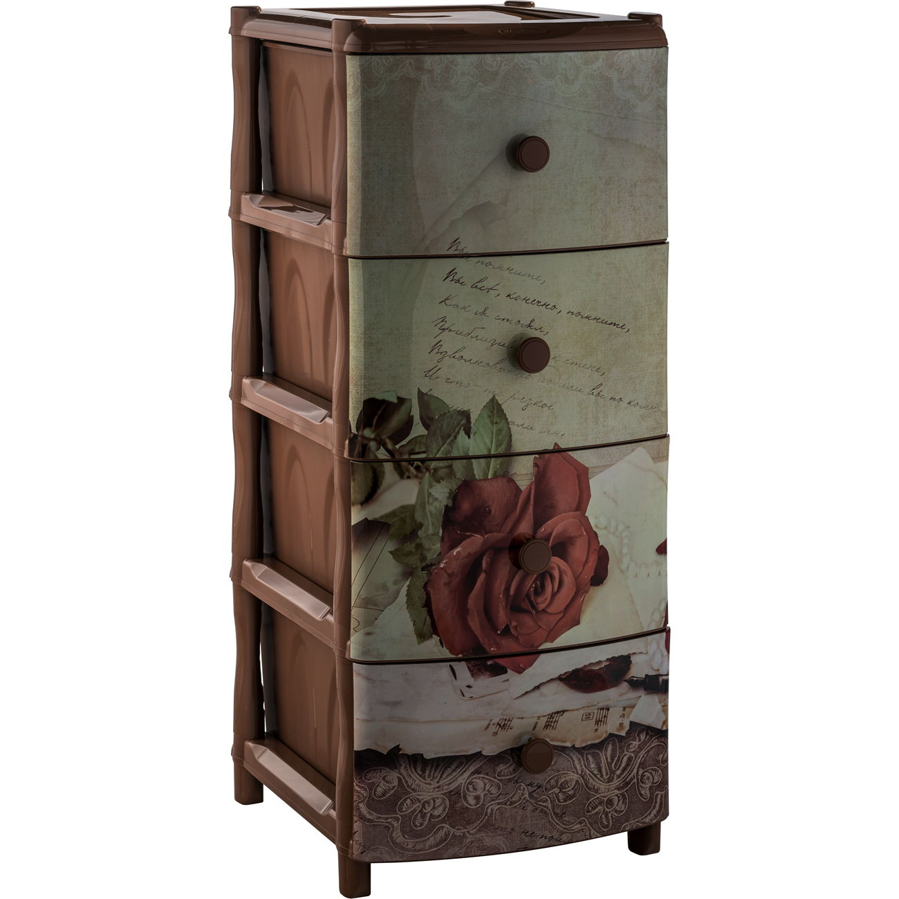 Комод интерьерный Элластик-Пласт 4 секции (ЭП 423613)