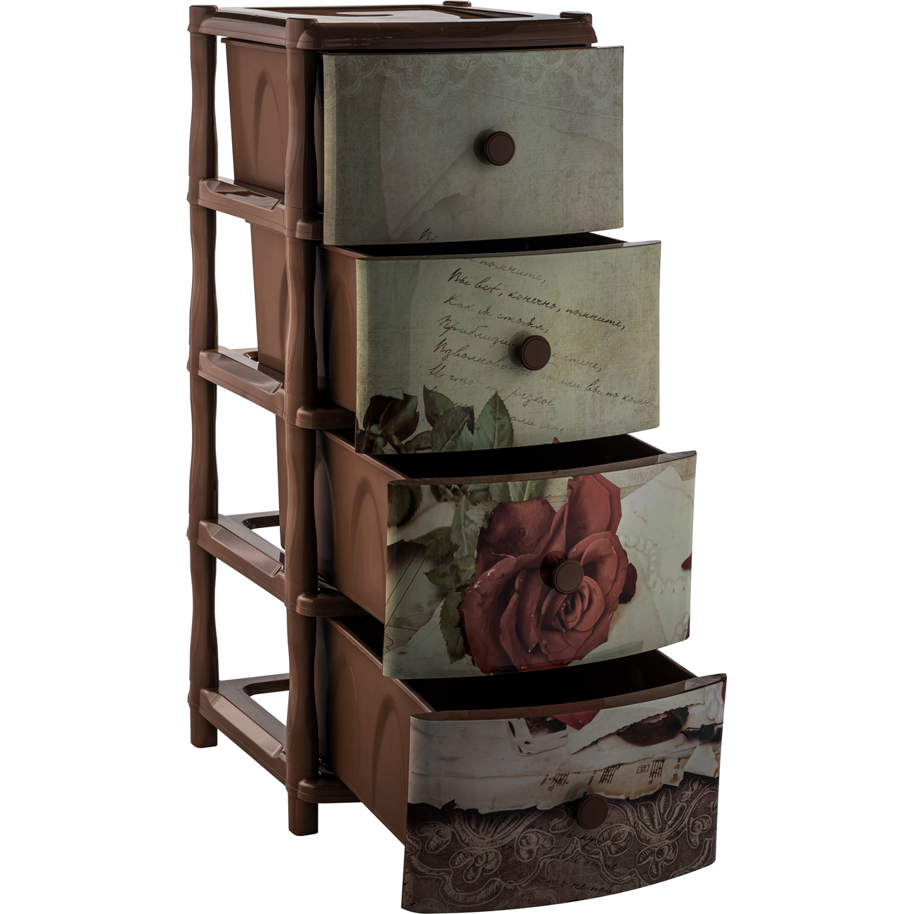 Комод интерьерный Элластик-Пласт 4 секции (ЭП 423613)