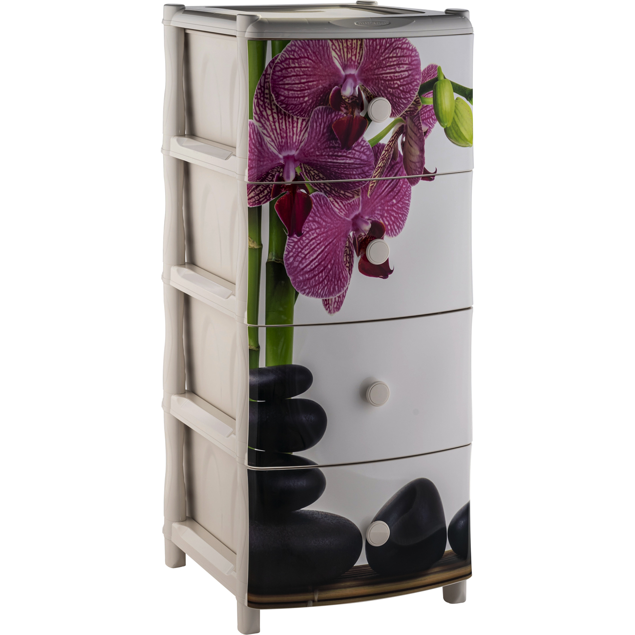 Комод интерьерный Элластик-Пласт 4 секции (ЭП 884221)