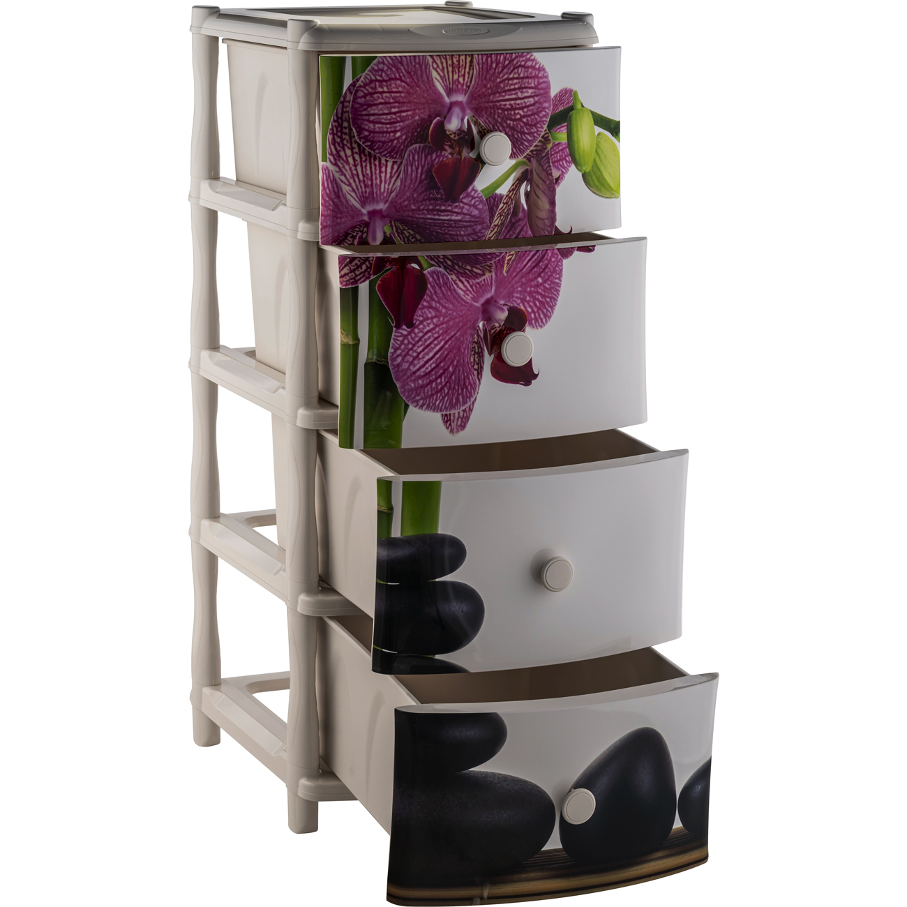 Комод интерьерный Элластик-Пласт 4 секции (ЭП 884221)