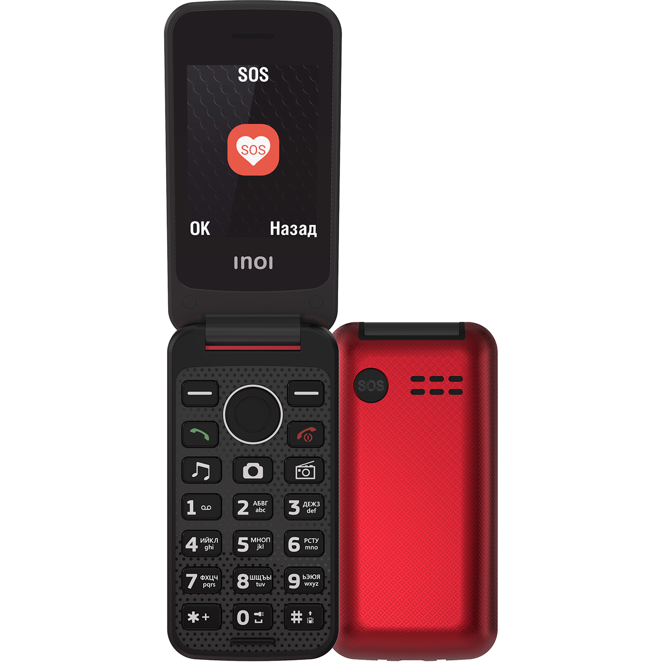 Мобильный телефон Inoi 247B Red