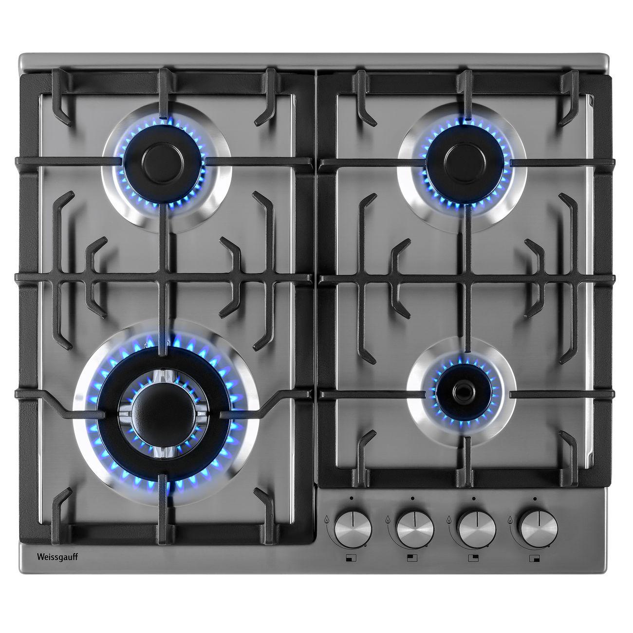 Встраиваемая газовая панель независимая Weissgauff HGG 641 XB фото