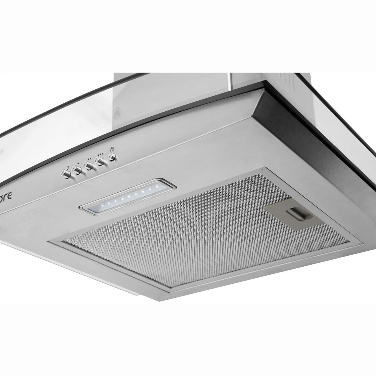 Вытяжка ORE Glasset 50L нержавеющая сталь