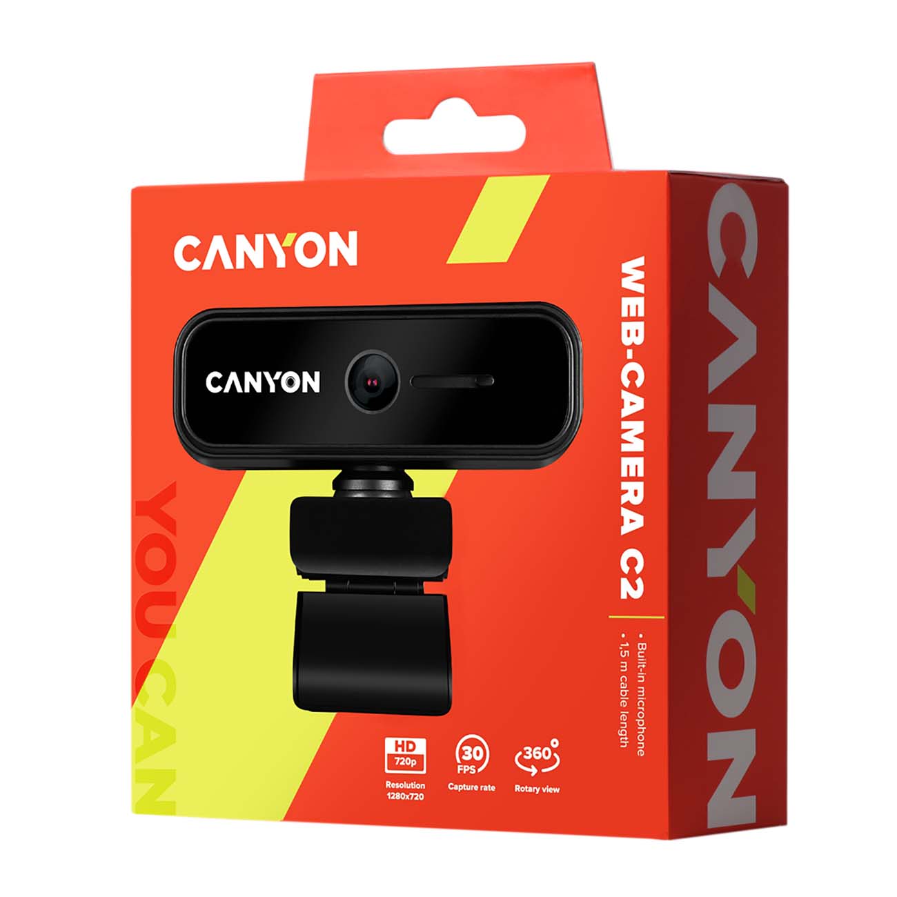 Web-камера Canyon HD 720p C2 (CNE-HWC2)