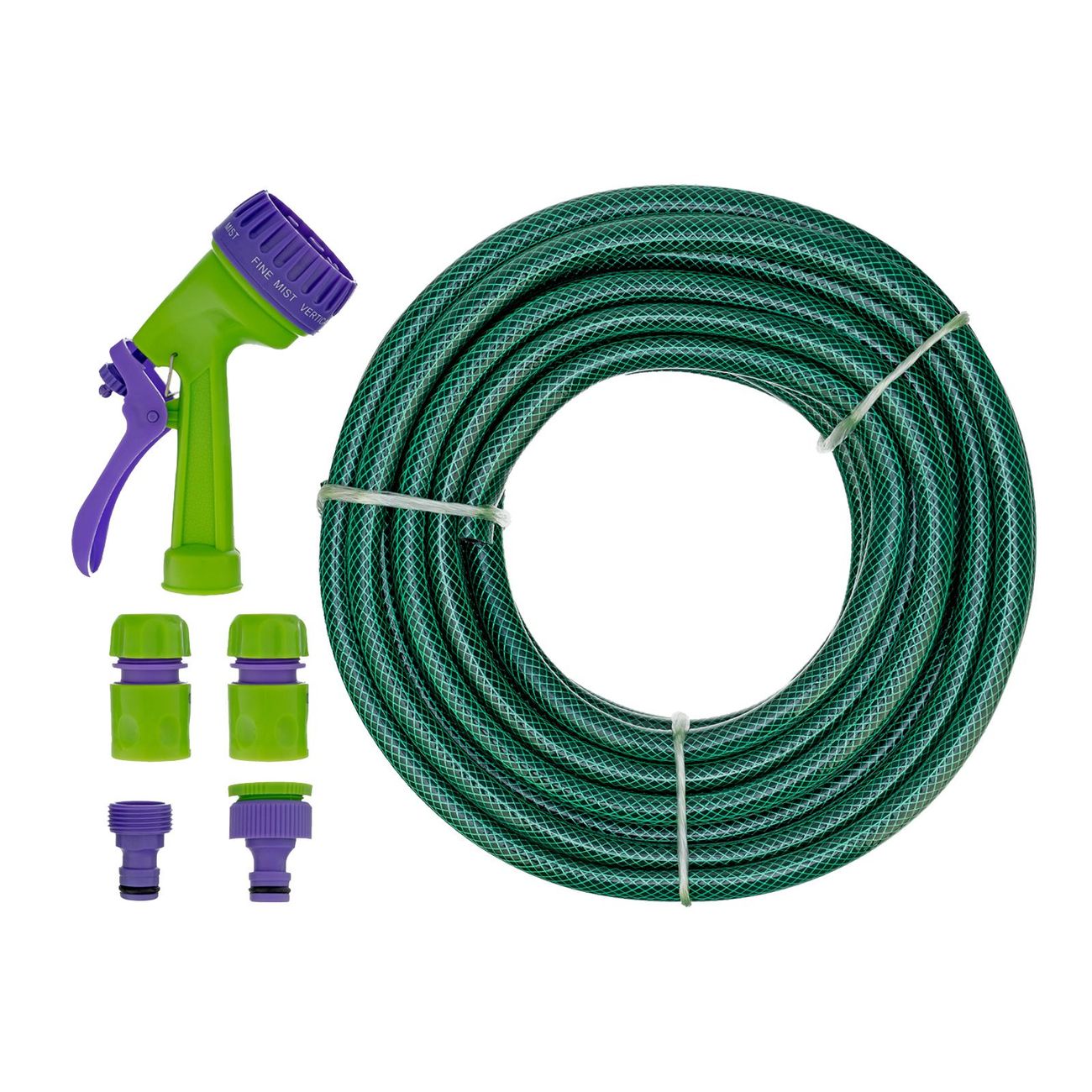 Шланг поливочный Palisad 15 м, распылитель, коннектор (67424) фото