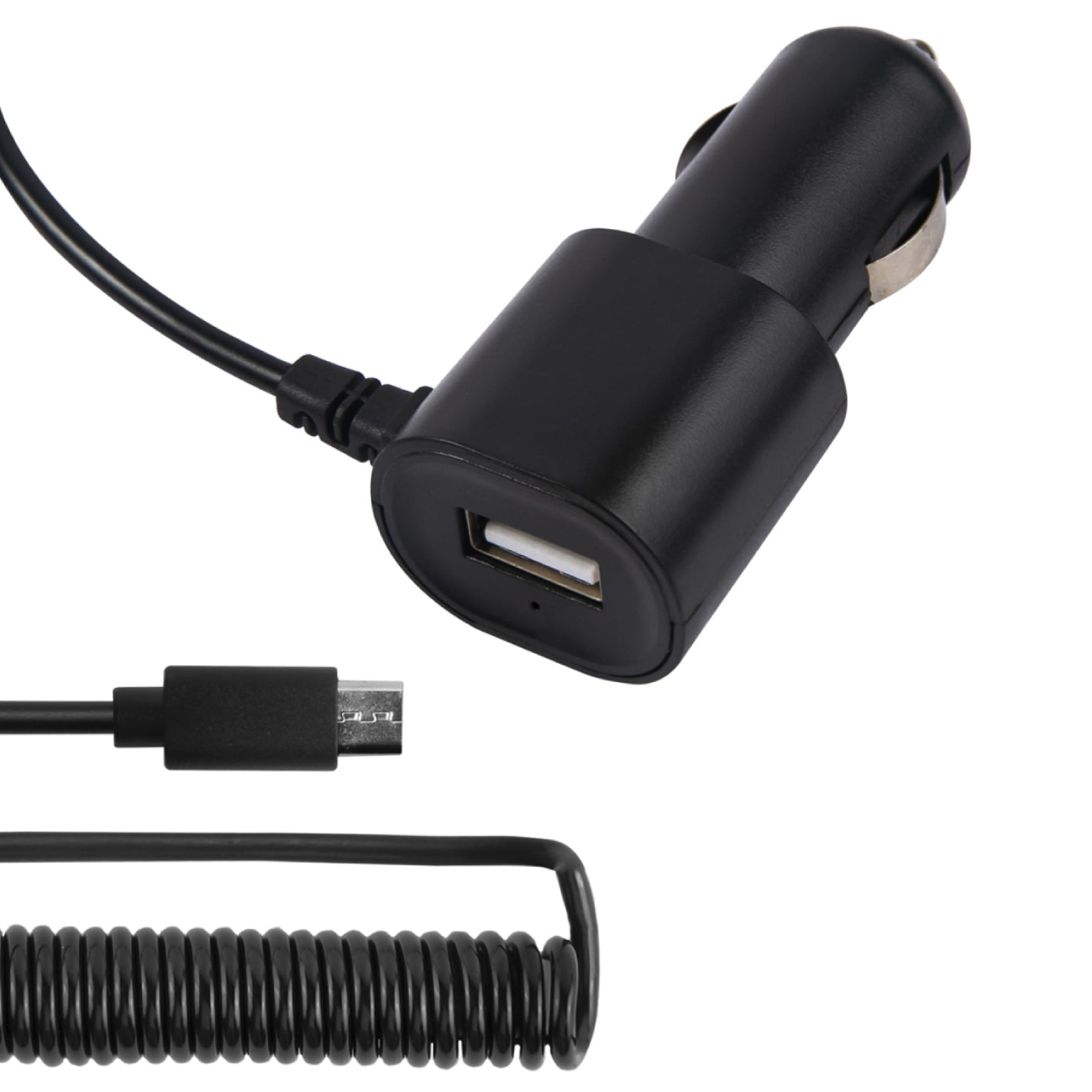 Автомобильное зарядное устройство Red Line Tech 1 USB AC-1A 1A microUSB черный