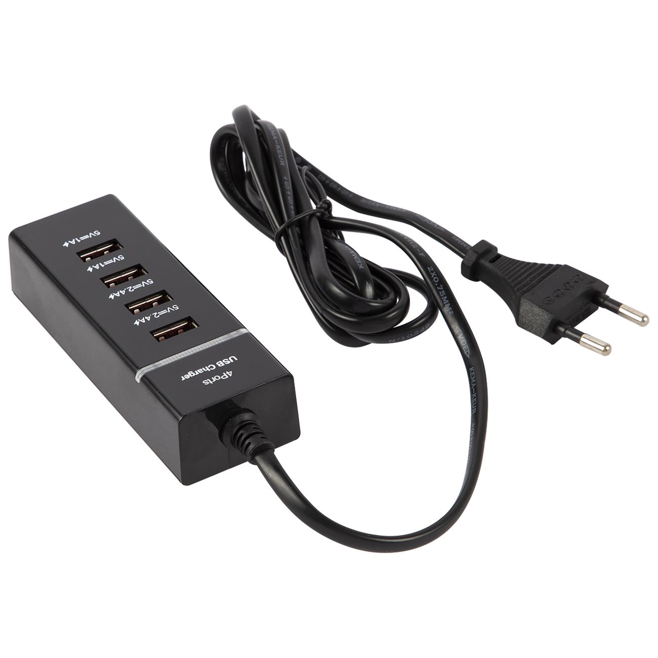 Сетевое зарядное устройство Red Line 4&nbsp;USB&nbsp;P-1&nbsp;Fast&nbsp;Charger 15м черный