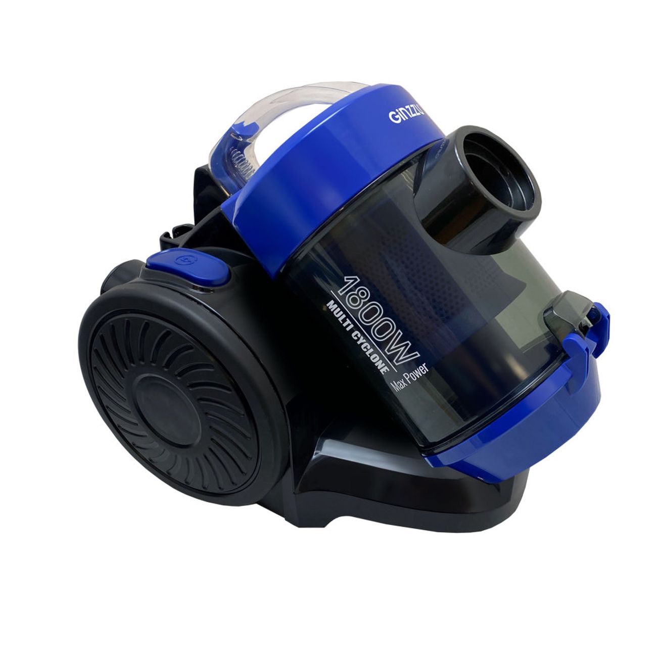 Пылесос с контейнером для пыли Ginzzu VS427 циклонный Black/синий