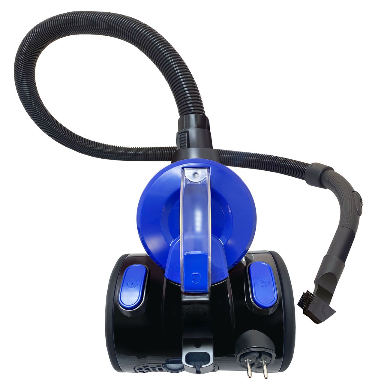 Пылесос с контейнером для пыли Ginzzu VS427 циклонный Black/синий