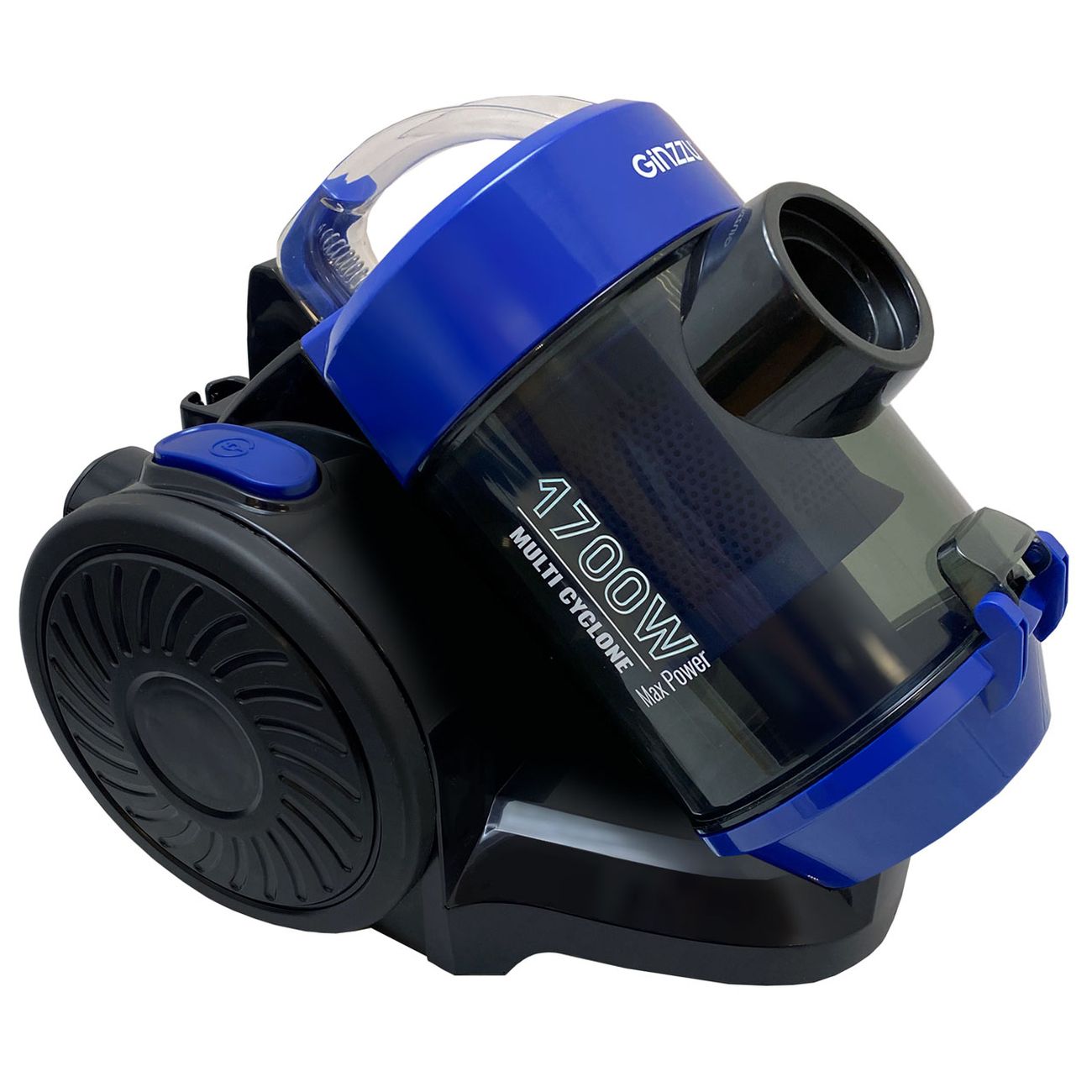 Пылесос с контейнером для пыли Ginzzu VS428 циклонный Black/синий