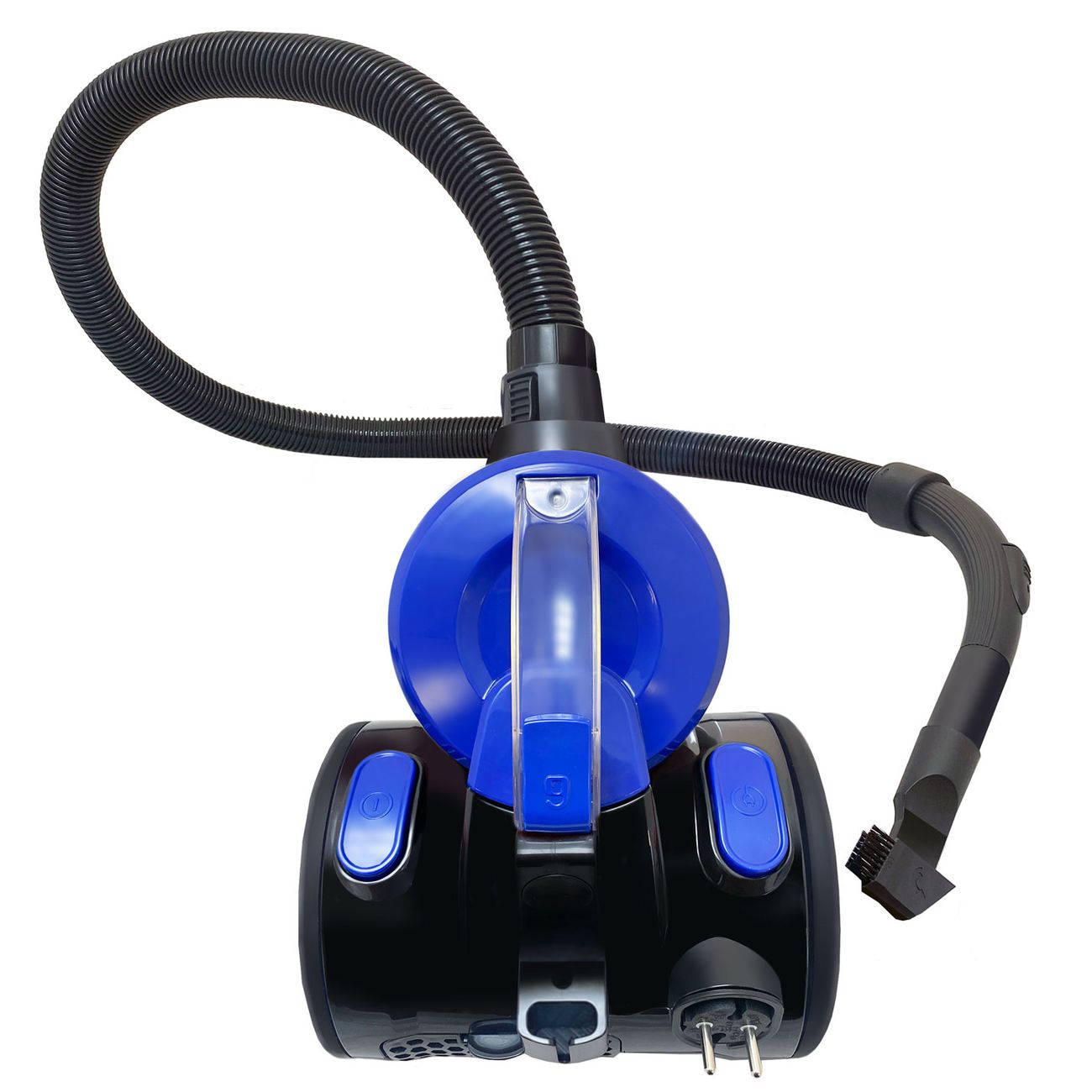 Пылесос с контейнером для пыли Ginzzu VS428 циклонный Black/синий