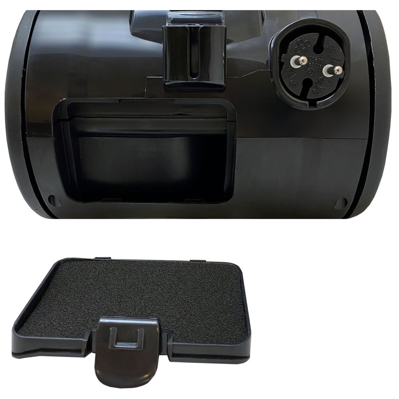 Пылесос с контейнером для пыли Ginzzu VS428 циклонный Black/синий