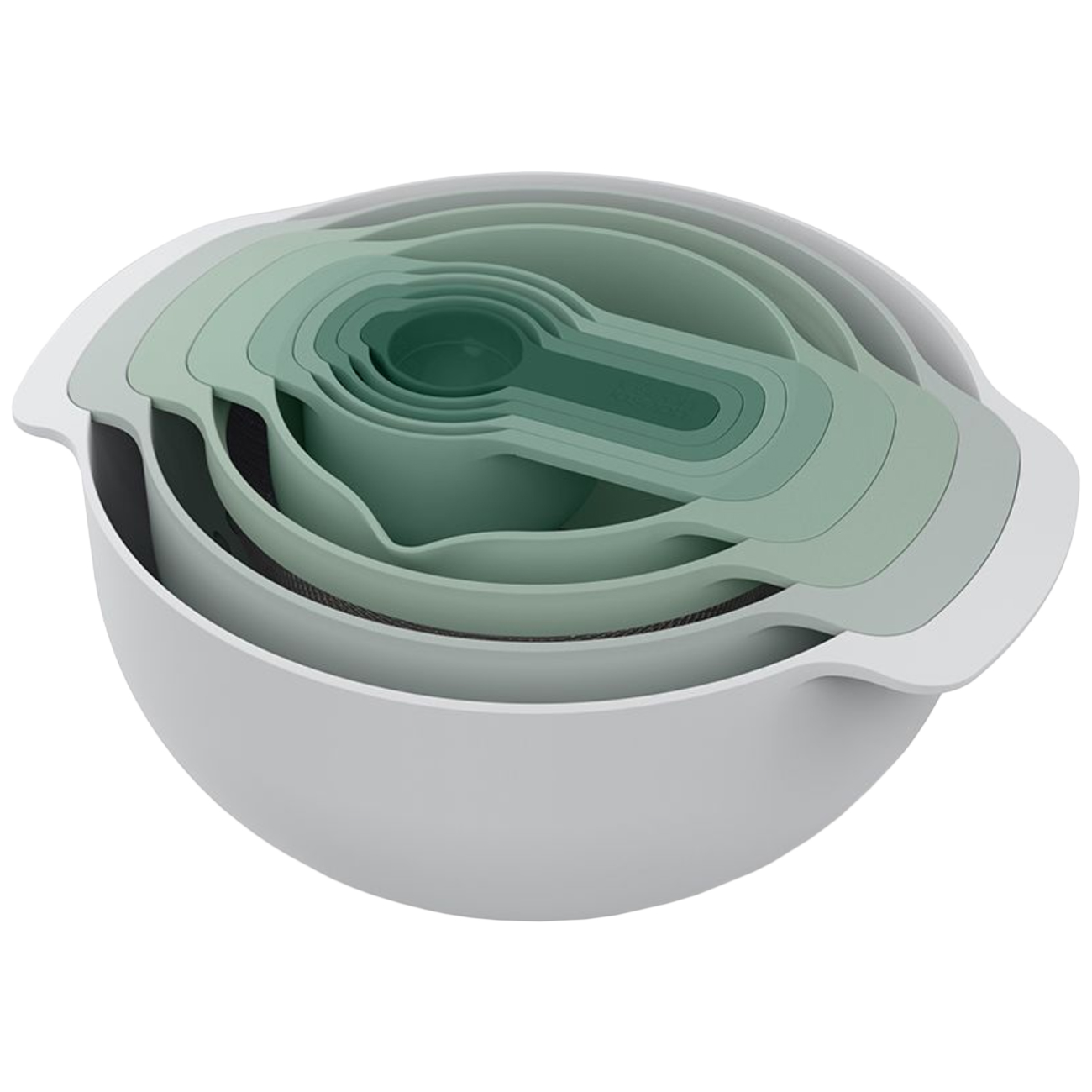 Набор кухонных принадлежностей Joseph Joseph Nest 9 Plus зеленый 9 пред. (40112)