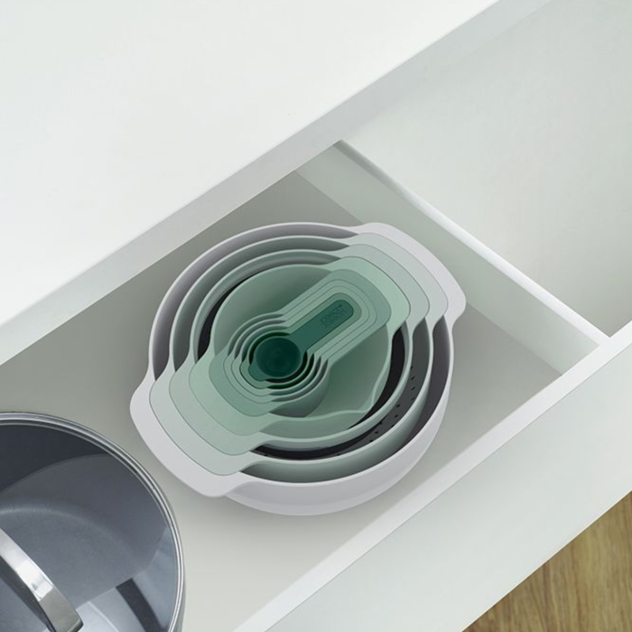 Набор кухонных принадлежностей Joseph Joseph Nest 9 Plus зеленый 9 пред. (40112)