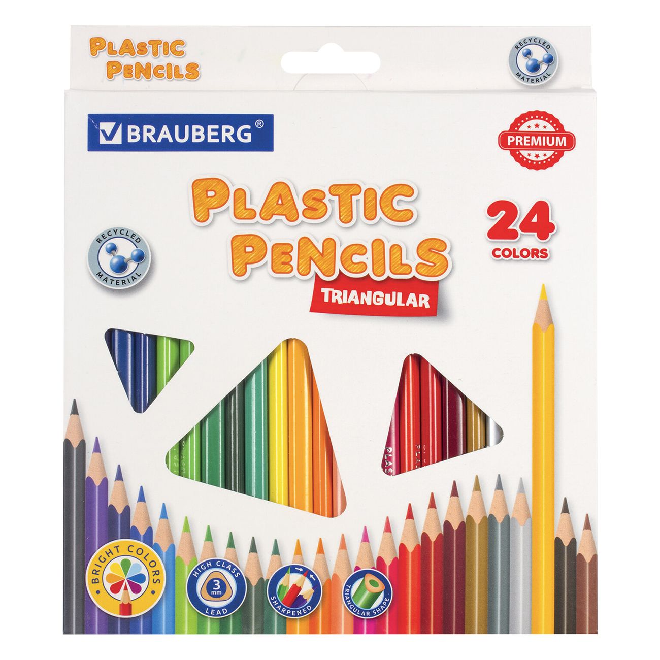 Карандаши Brauberg 24цв (880544)