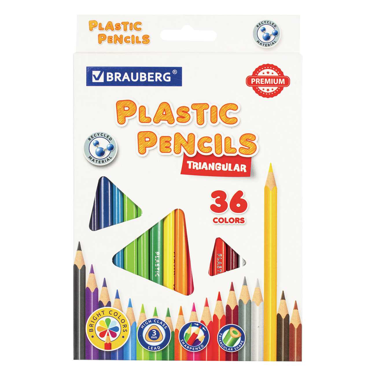 Карандаши Brauberg 36цв (880545)