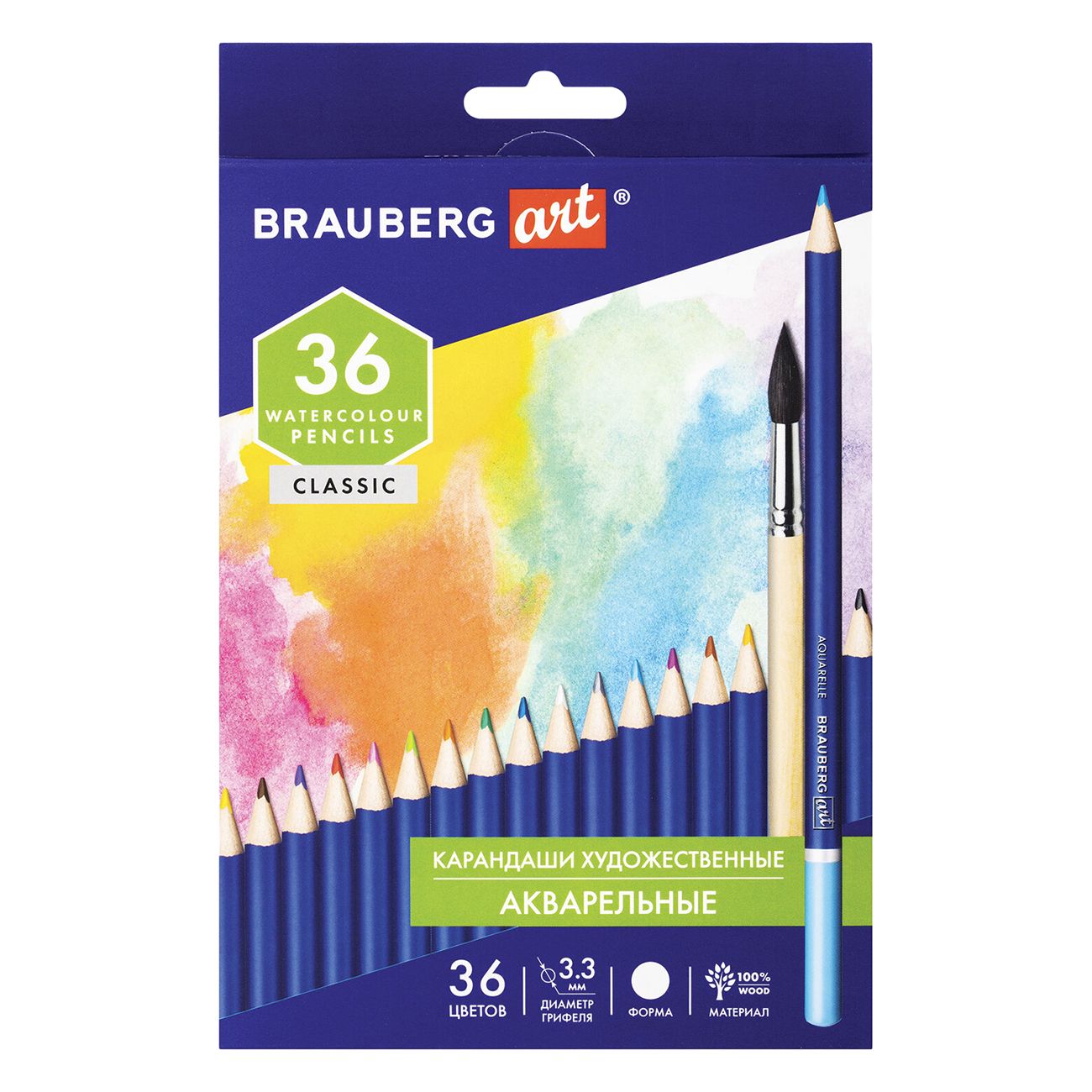 Карандаши Brauberg 36цв (880553)