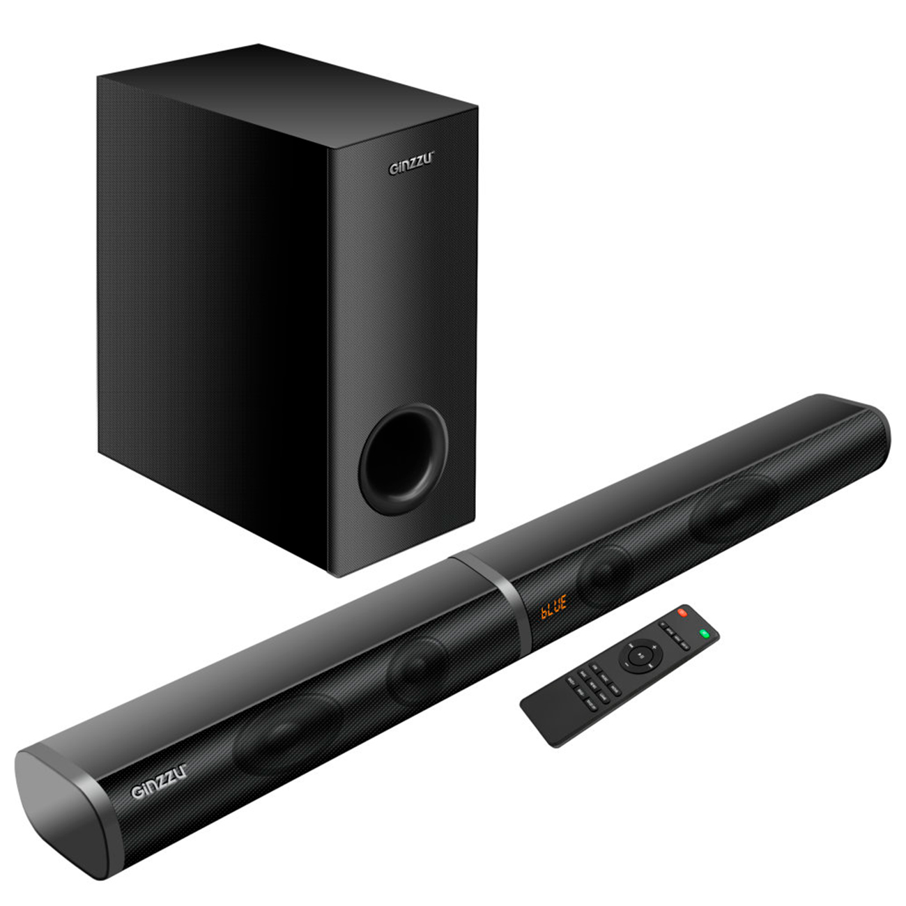 Саундбар Ginzzu 2х25W+50W/HDMI/Optical/LINE IN/BT/USB/ДУ (GM-506)