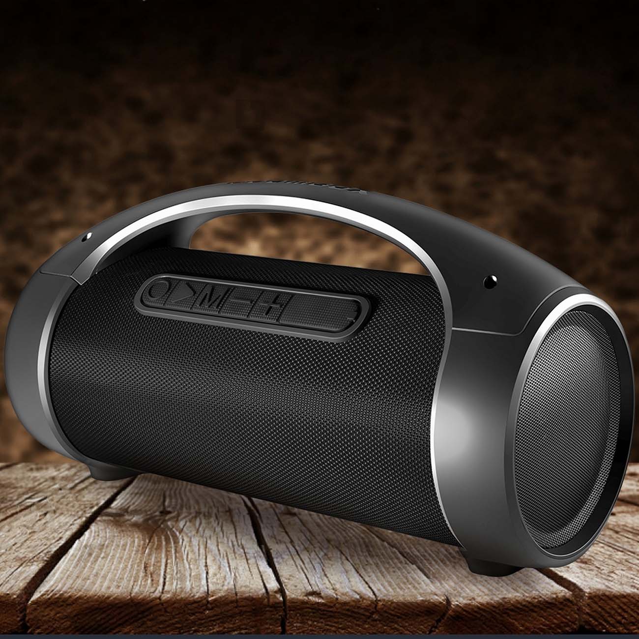 Беспроводная акустика Ginzzu 28W/3Ah/TWS/USB/TF/AUX/FM (GM-902B)