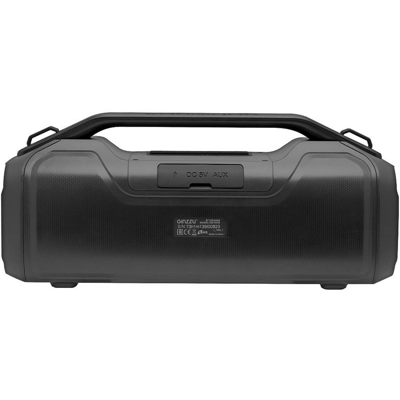 Беспроводная акустика Ginzzu 40W/TWS/IPX5/EQ/TF/AUX/RGB/PowerBank (GM-905B)