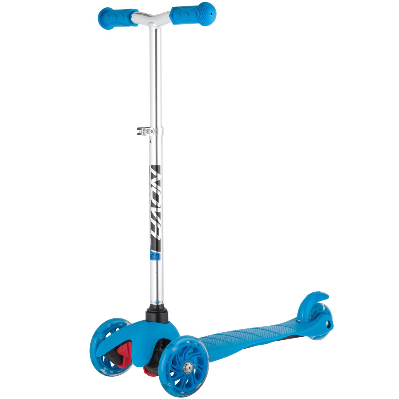 Самокат Novatrack DISCO-KIDS BASIC голубой