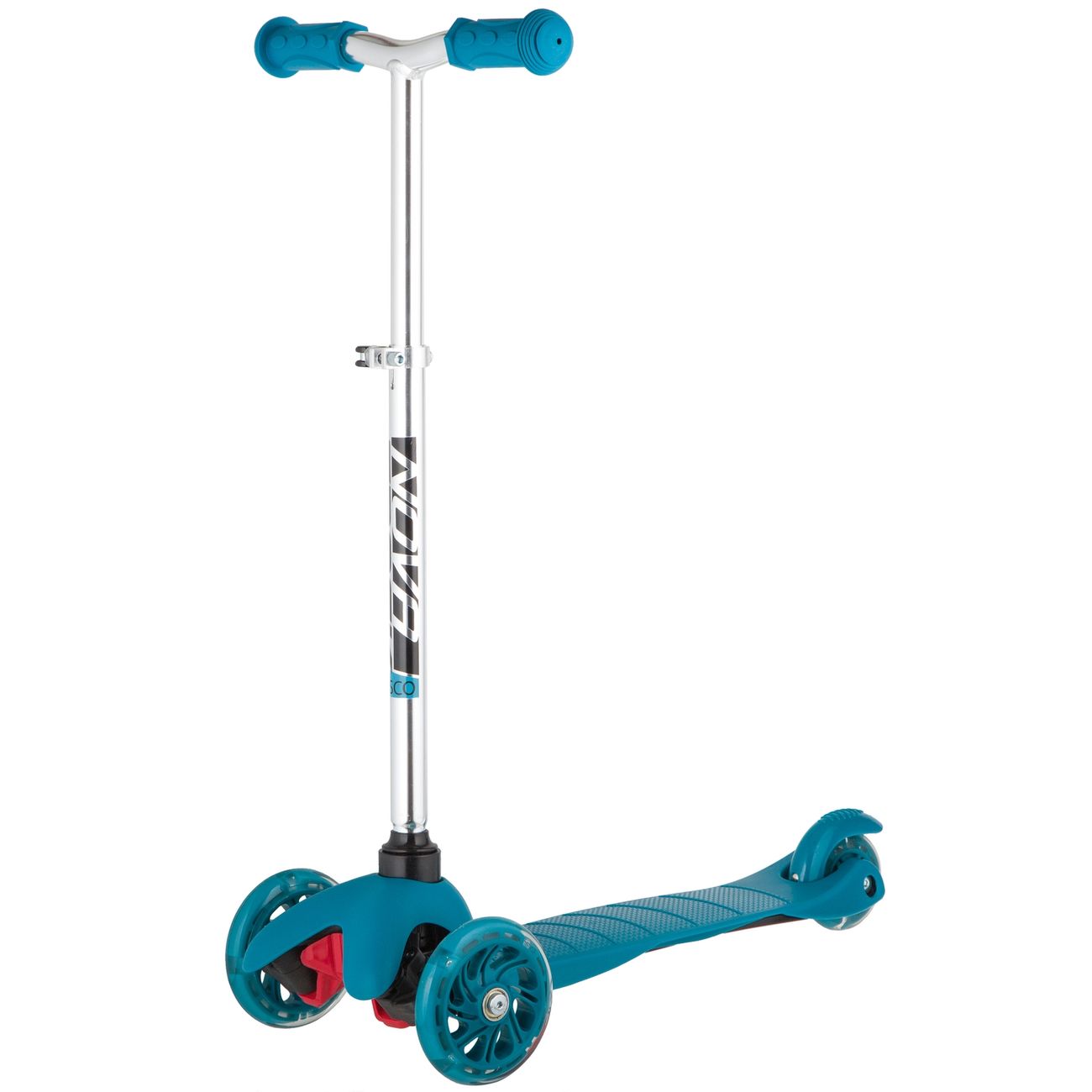 Самокат Novatrack DISCO-KIDS BASIC бирюзовый