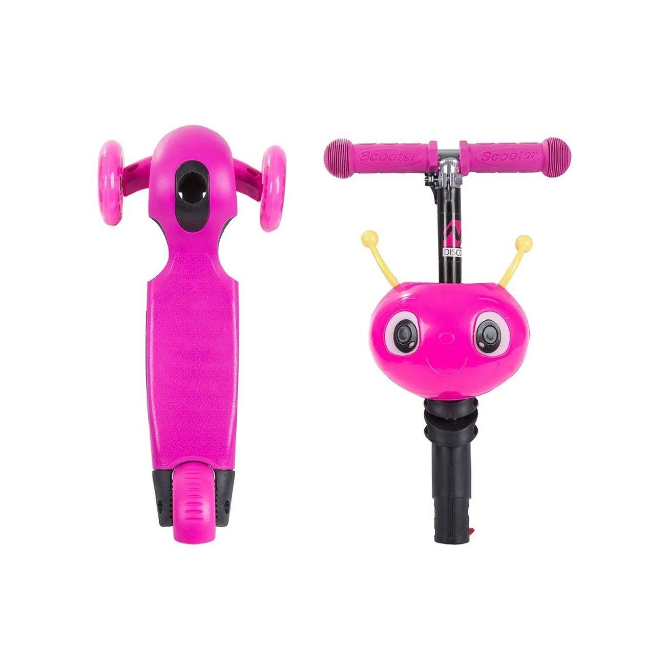 Самокат Novatrack DISCO-KIDS SADDLE фиолетовый