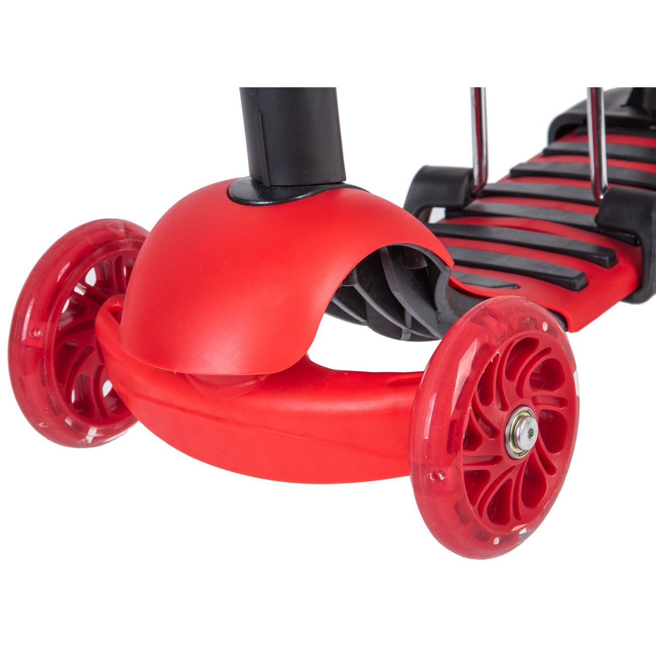 Самокат Novatrack Disco-kids Saddle PRO красный