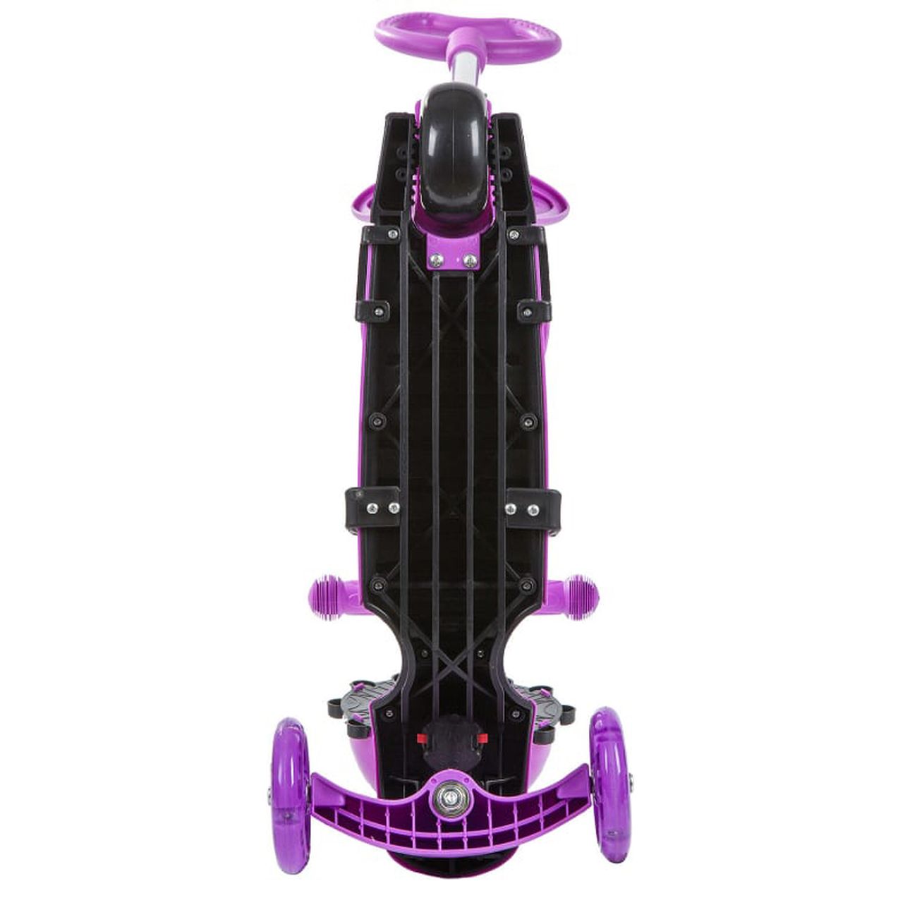 Самокат Novatrack DISCO-KIDS SADDLE PRO фиолетовый