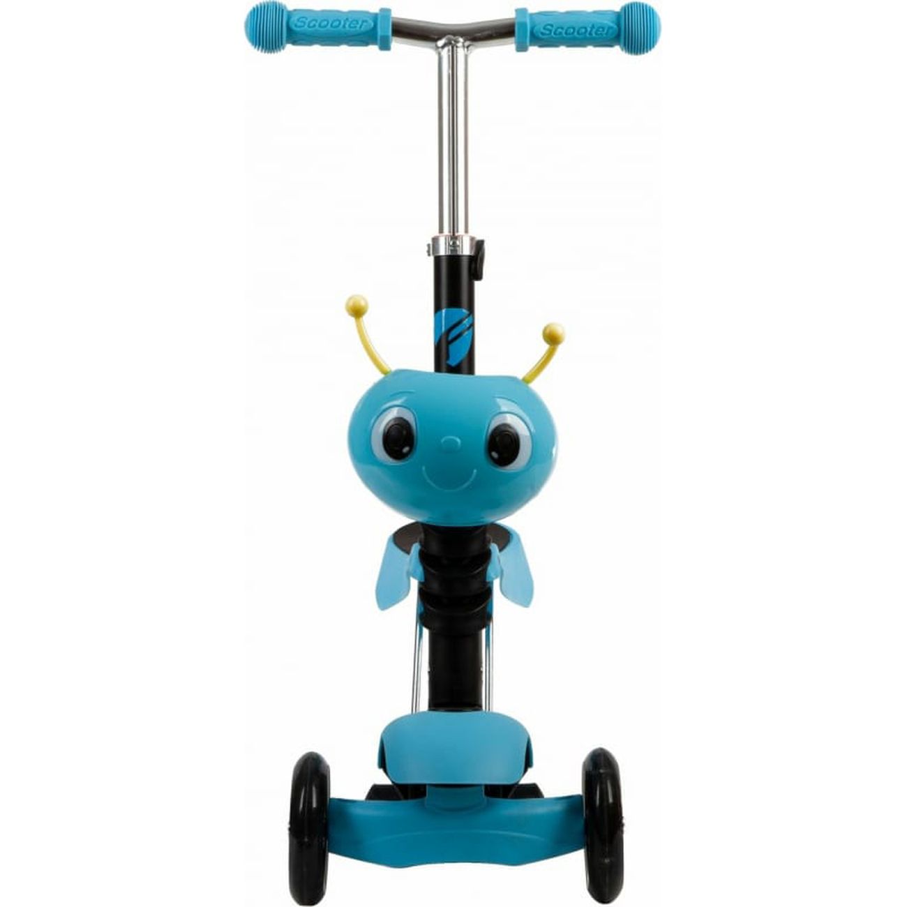 Самокат Novatrack DISCO-KIDS FOXX голубой