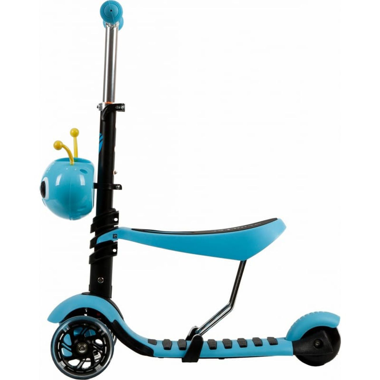 Самокат Novatrack DISCO-KIDS FOXX голубой