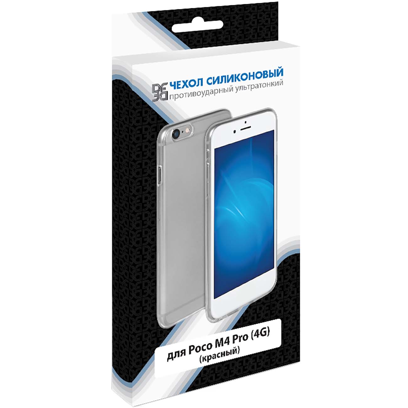 Чехол DF для POCO M4 PRO (4G) poCase-03 красный
