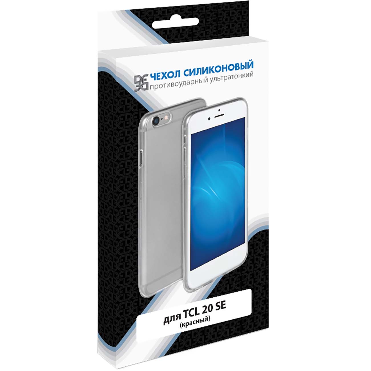 Чехол DF для TCL 20 SE tcCase-02 красный