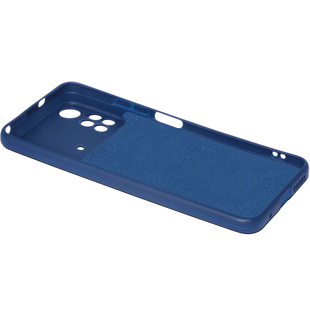 Чехол DF для POCO M4 PRO (4G) poOriginal-06 синий