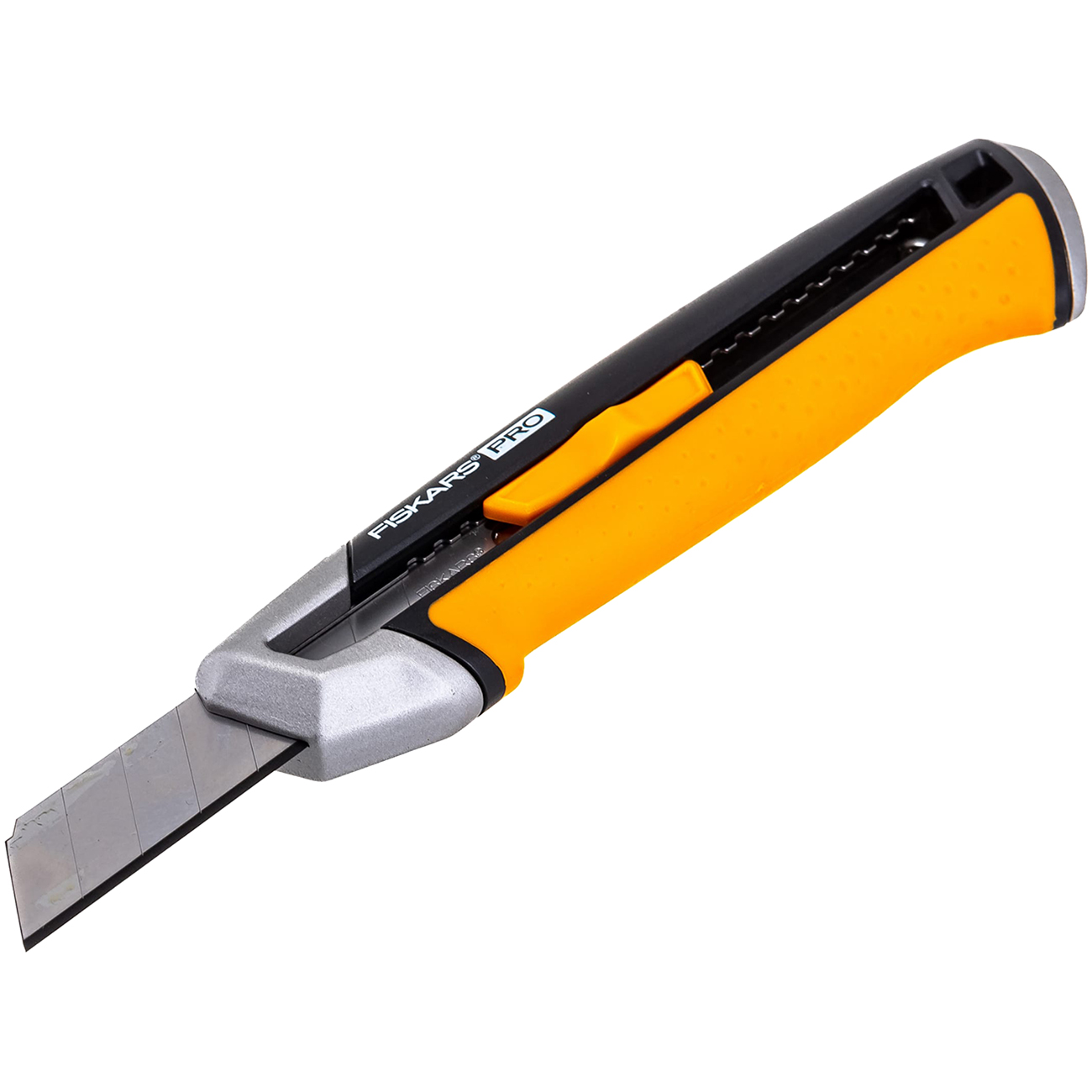 Нож садовый Fiskars канцелярский 18 мм CarbonMax 1027227