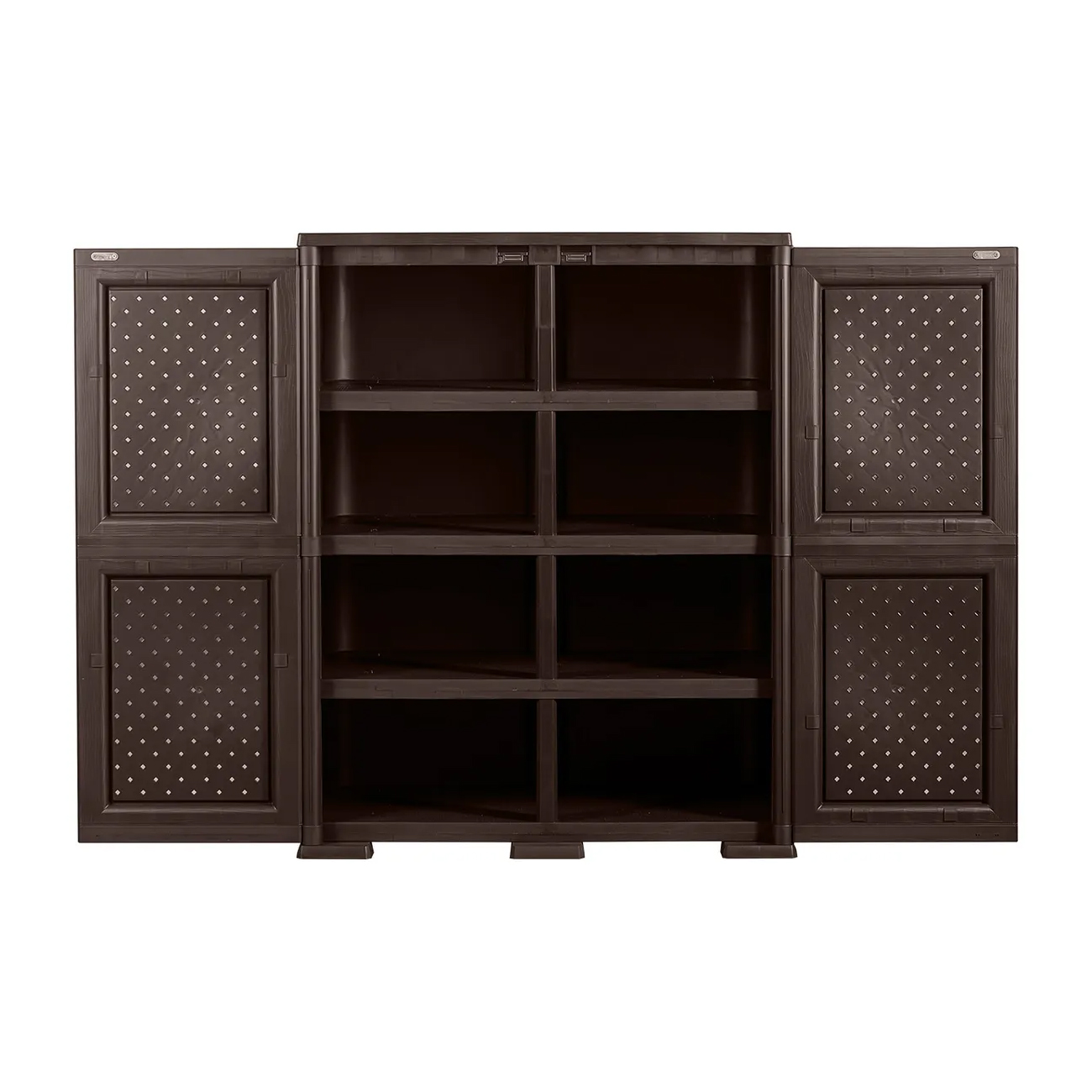 Шкаф для прихожей Элластик-Пласт Уют, шоколад, арт Э-218 Ш (Э-218 Ш)