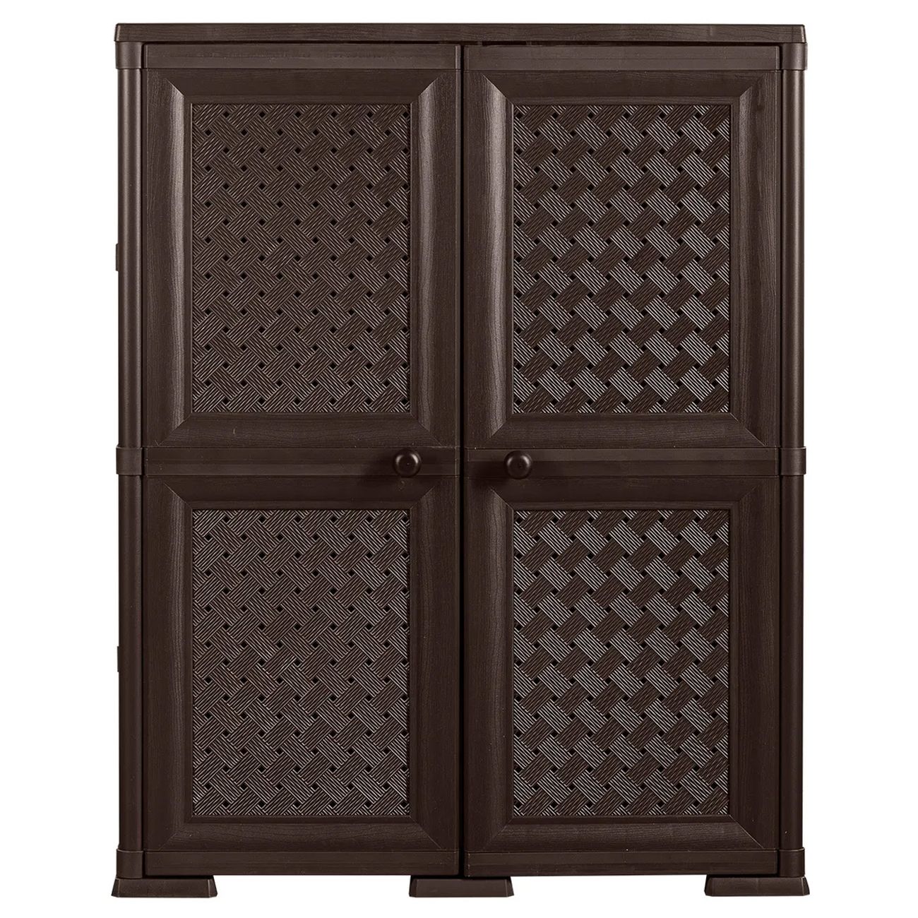 Шкаф для прихожей Элластик-Пласт Уют, шоколад, арт Э-218 Ш (Э-218 Ш)