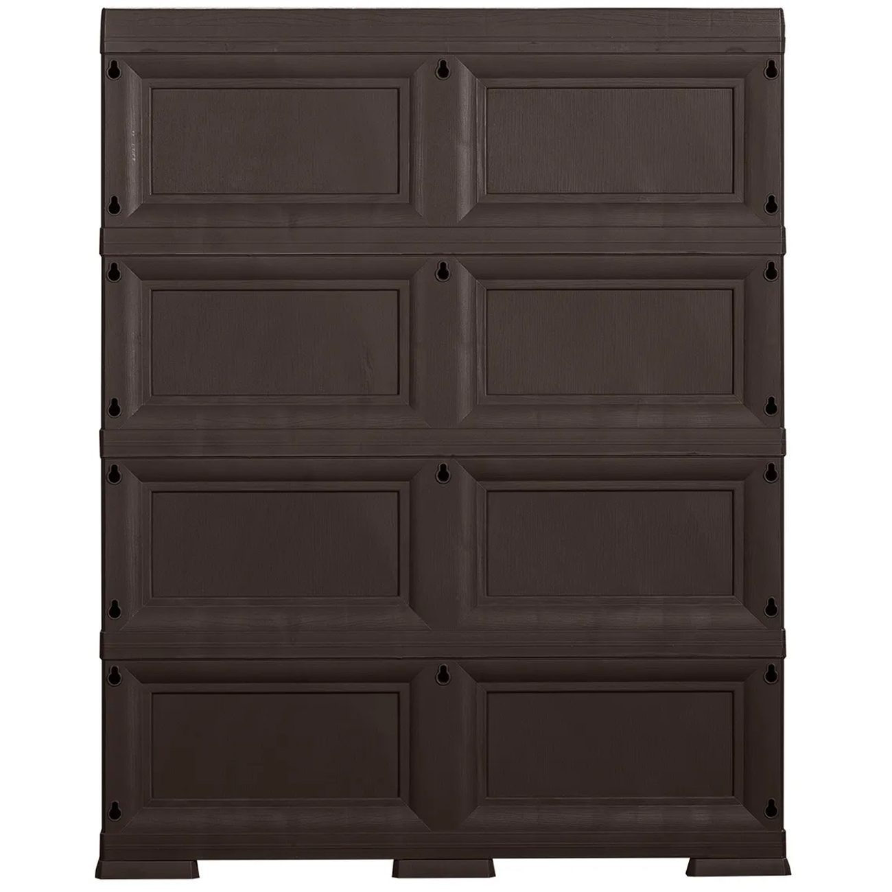 Шкаф для прихожей Элластик-Пласт Уют, шоколад, арт Э-218 Ш (Э-218 Ш)