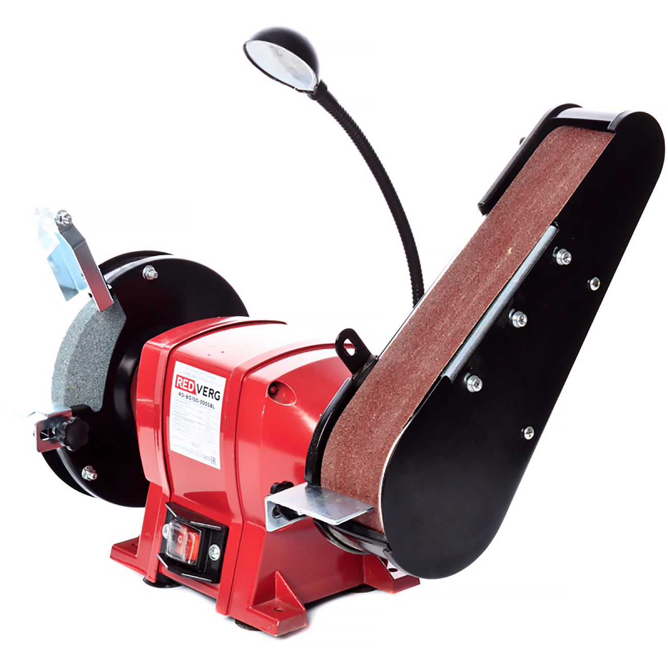 Точильный станок Redverg со шлифовальной лентой RD-BG150-300SBL