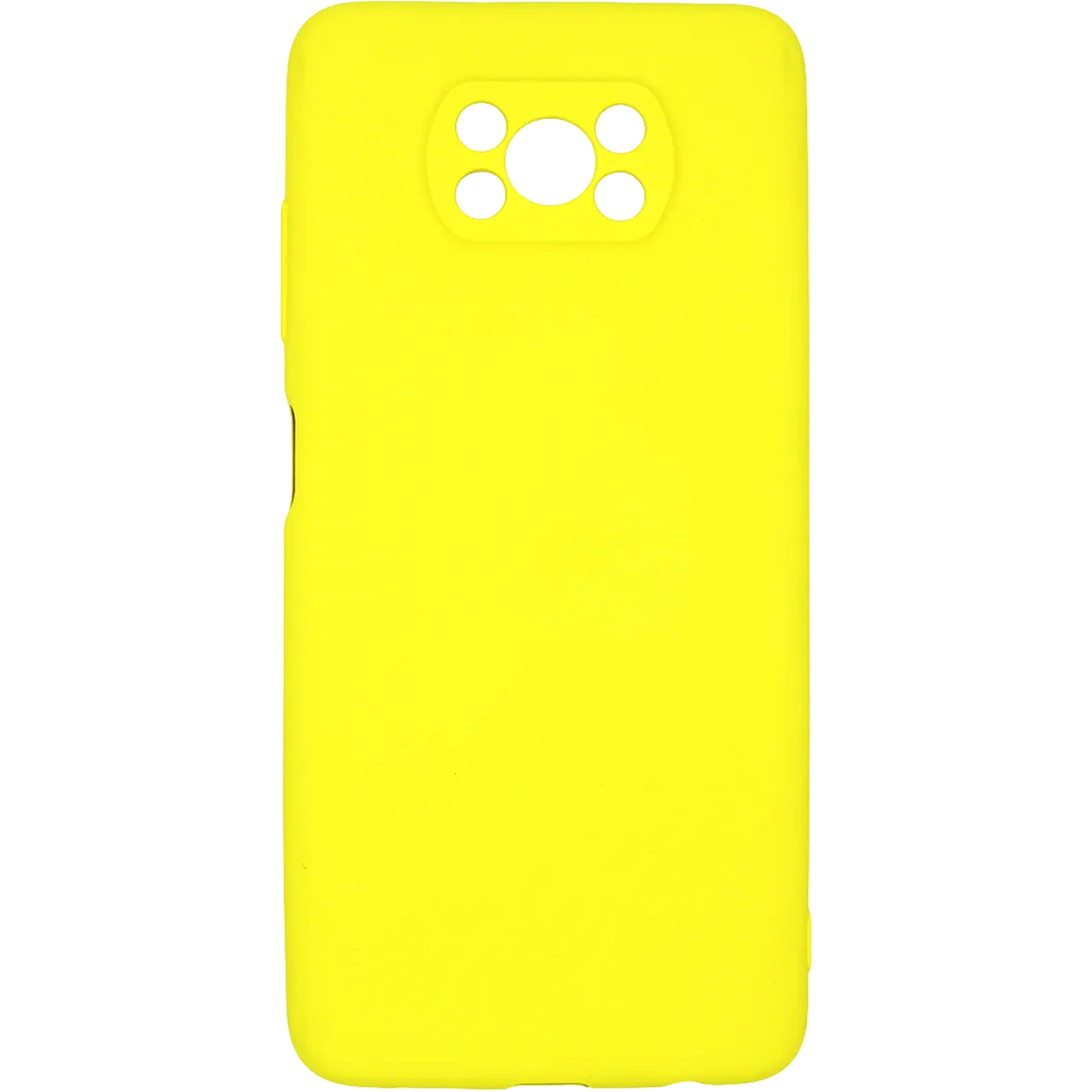 Чехол Pero для Xiaomi POCO X3(PCLS-0082-YW) желтый