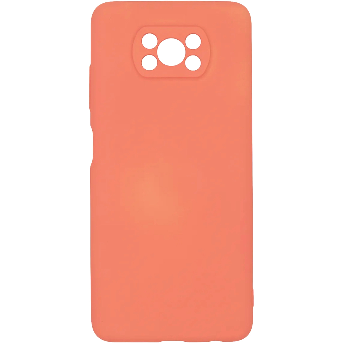 Чехол Pero для Xiaomi POCO X3(PCLS-0082-OR) оранжевый