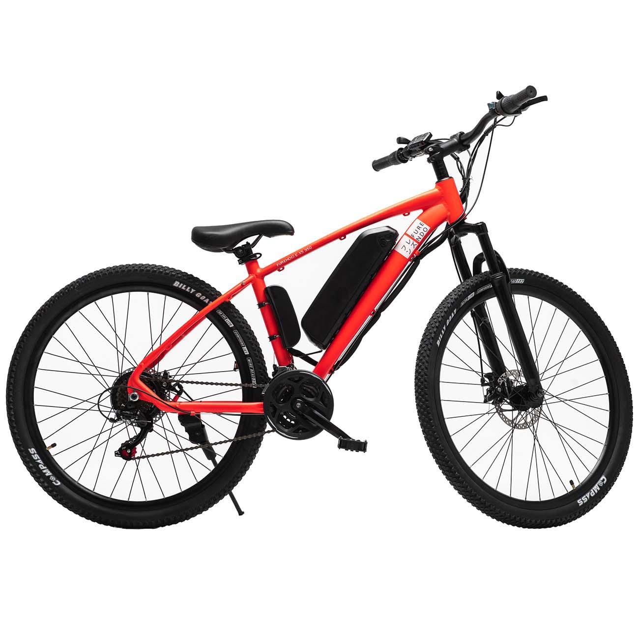 Электрический велосипед FURENDO E-X5 350 красный матовый