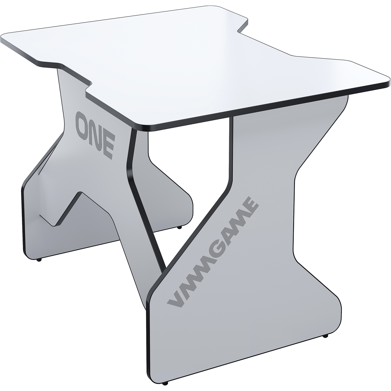 Стол компьютерный игровой VMMGAME ONE 100 WHITE BLACK (TL-1-WEBK) фото