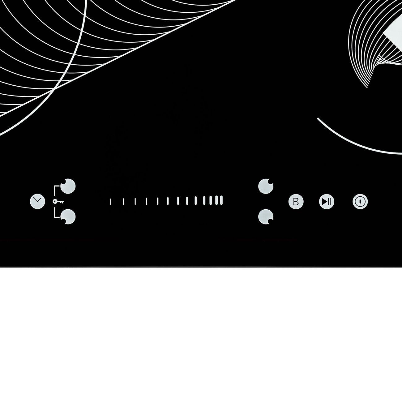 Встраиваемая индукционная панель независимая Krona Meridiana 60 BL