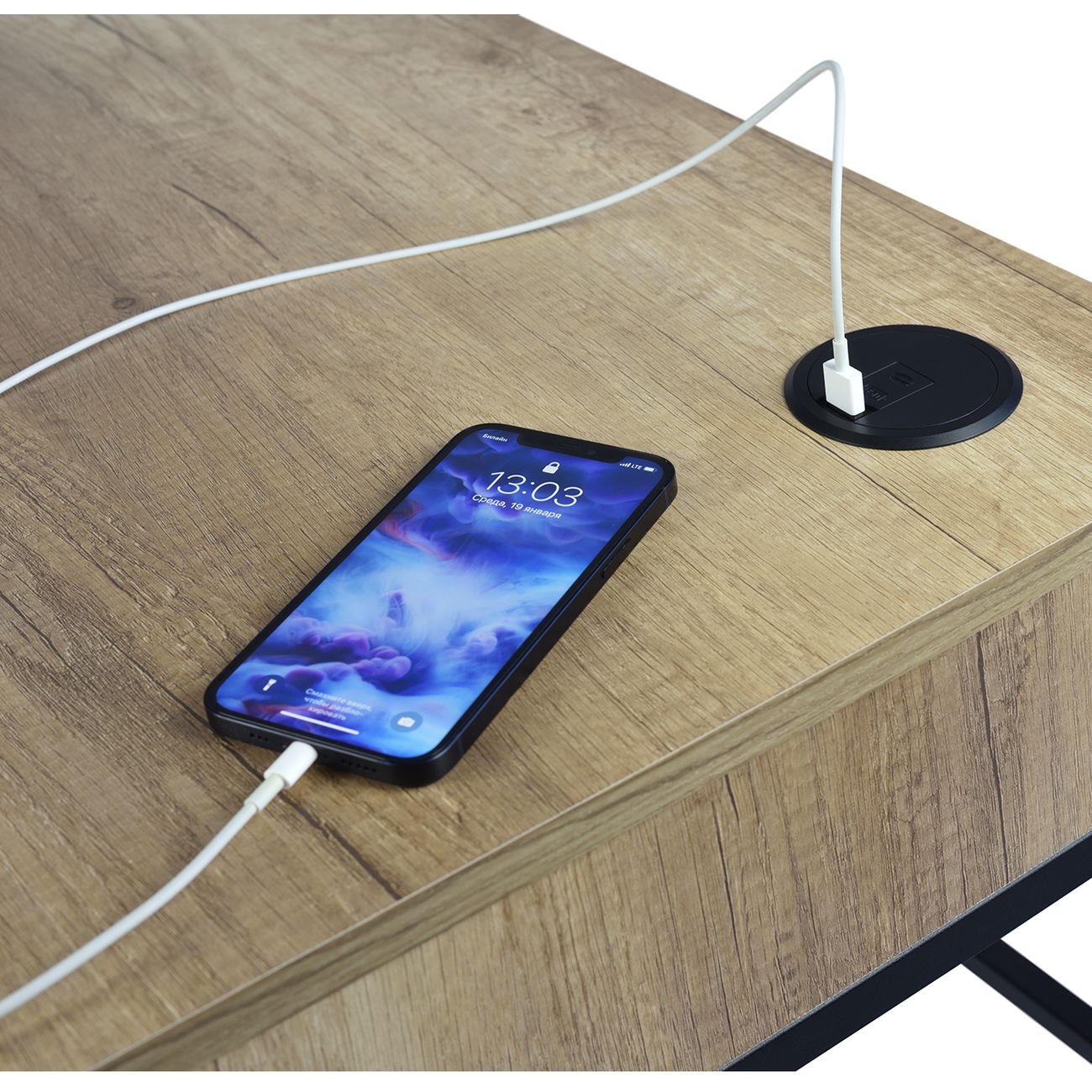 Стол письменный MetalDesign 100х50х75 см (MD 708.01/08-08)