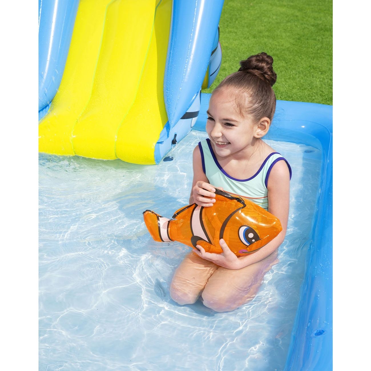 Водный игровой комплекс детский Bestway Аквариум, 239 х 206 х 86 см, от 2 лет, 53052