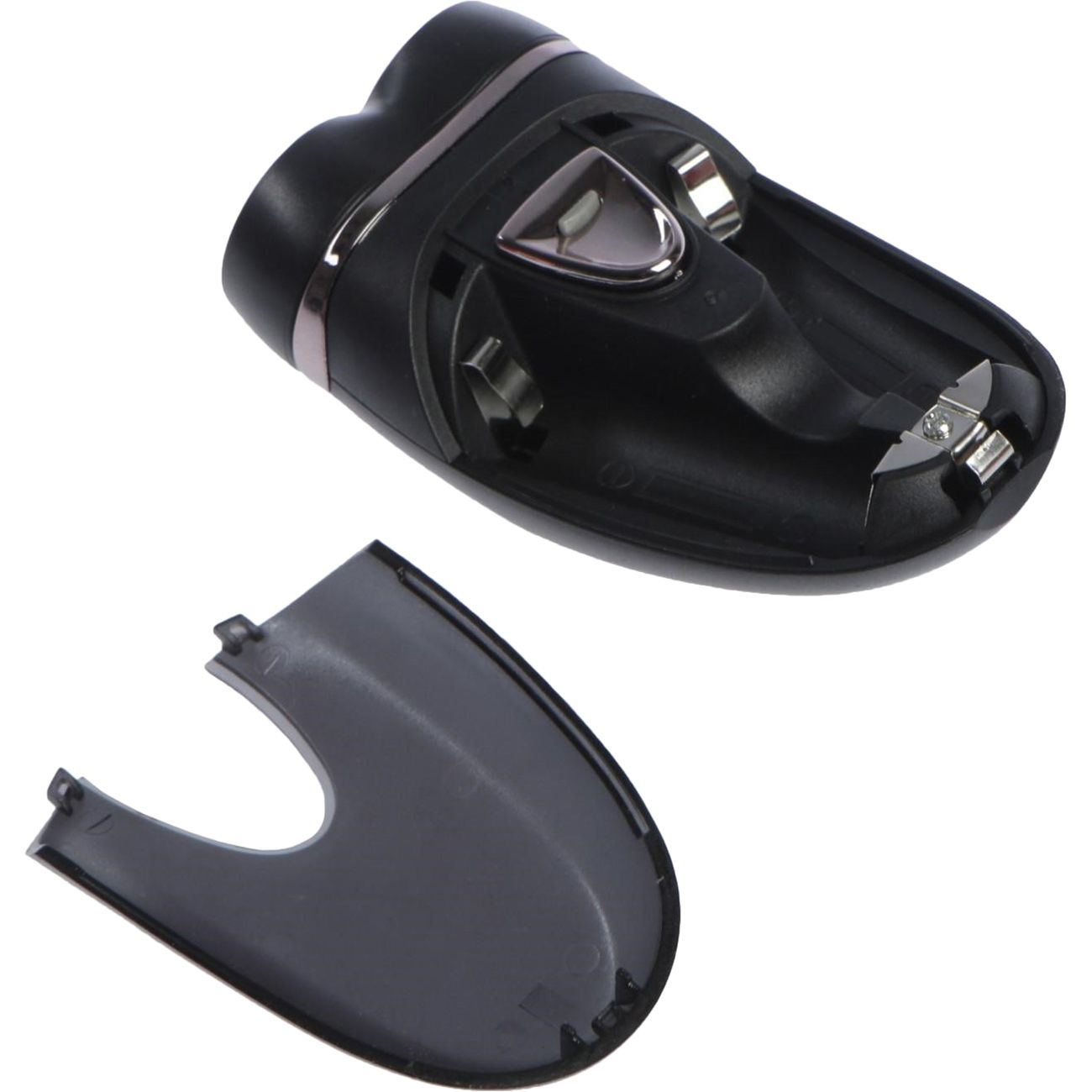 Электробритва Luazon Home LBR-12, 3 Вт, роторная, 2 головки, сухое бритьё