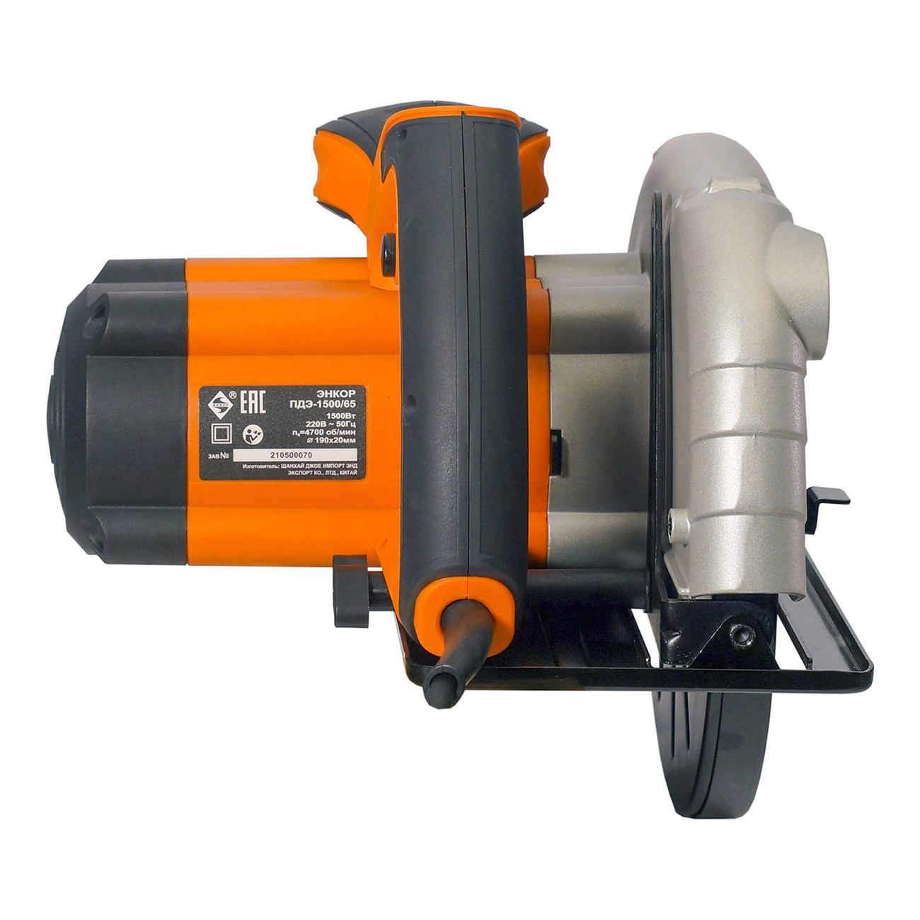 Электропила циркулярная Энкор ПДЭ-1500/65 50245